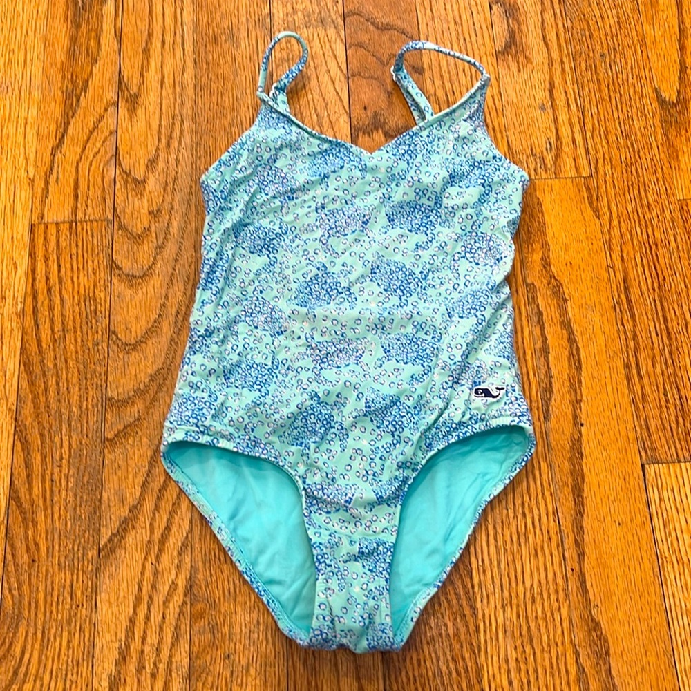 Vineyard Vines One Piece Bathing Suit - Turtle Pattern - Girls 4T